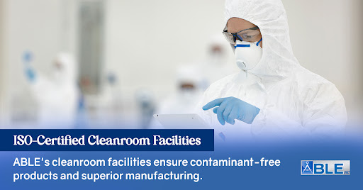 ABLE Converting Critical Quality Control With ABLE's Cleanroom Facilities
