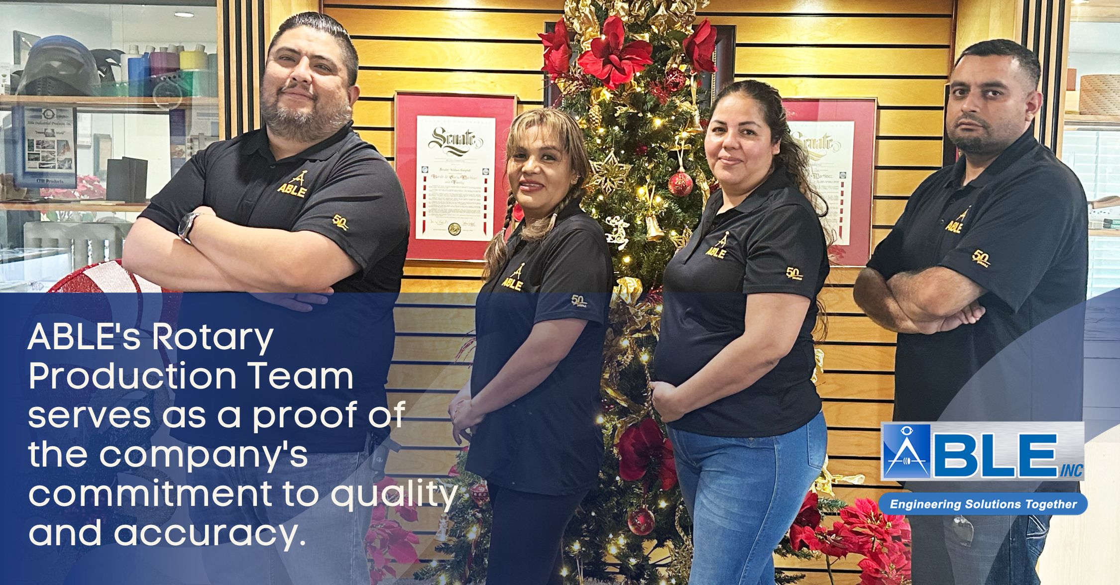 skilled and exceptional rotary production team of experts