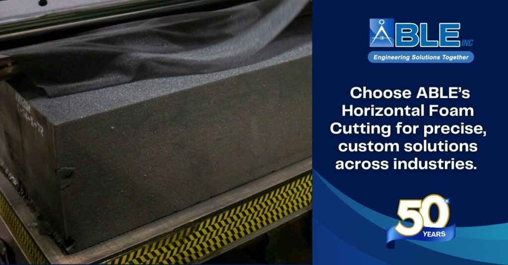 High-Quality Precision Horizontal Foam Cutting Capabilities