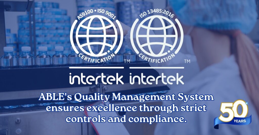 ABLE's Commitment to Excellence Through Quality Management System