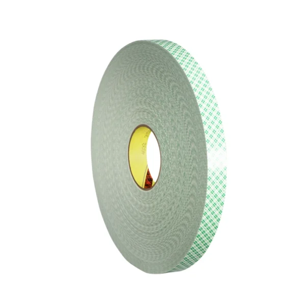 3M Double Coated Urethane Foam Tape 4032 Off-White, 1/4 in x 72 yd 1/32 in, 36 per case Bulk