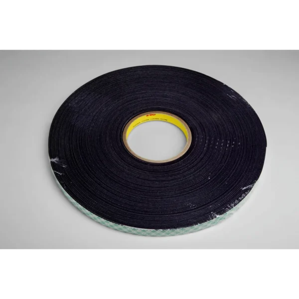 3M Double Coated Urethane Foam Tape 4056 Black, 3/4 in x 36 yd 1/16 in, 12 per case Bulk