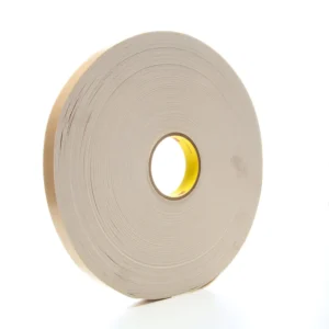 3M Double Coated Urethane Foam Tape 4085 Natural, 1 in x 72 yd 3/64 in, 9 per case Bulk