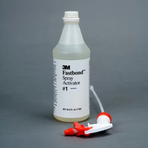 3M Fastbond Spray Activator 1, 1 Liter Spray Bottle, 6 per case