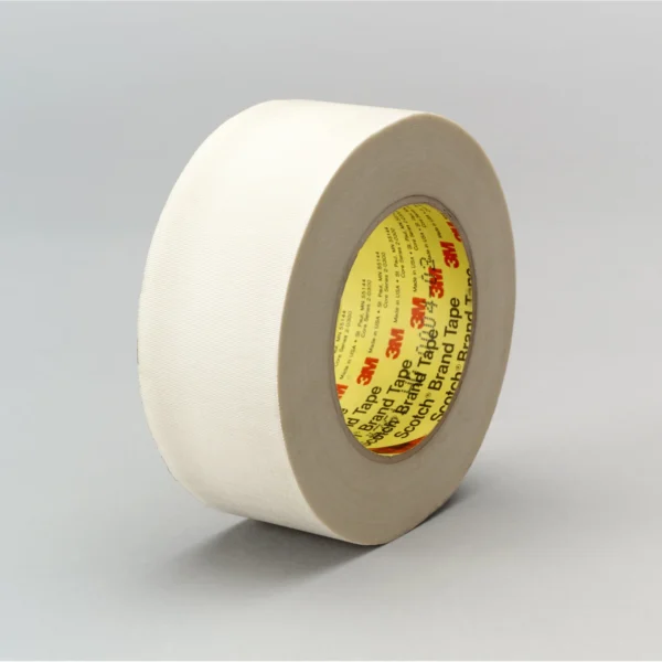 3M Glass Cloth Tape 361 White, 1/2 in x 60 yd 7.5 mil, 72 per case Bulk