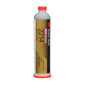 3M Scotch-Weld Epoxy Adhesive 2214 Hi-Density Gray, 6 oz Plastic Cartridge, 6 per case