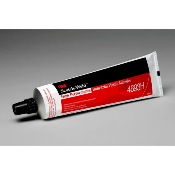 3M Scotch-Weld Hi-Perform Industrial Plastic Adh 4693H Clr, 5 oz Tube, 36 per case