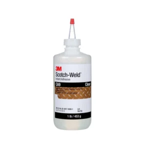 3M Scotch-Weld Instant Adhesive CA9 Clear, 1 lb/453 g Bottle, 1 per case