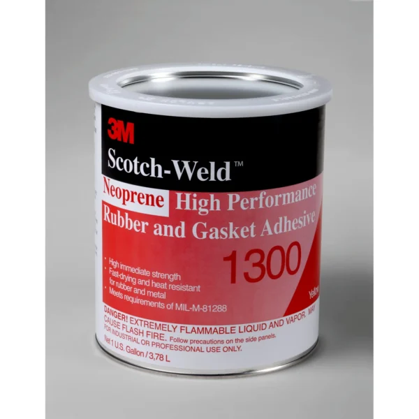 3M Scotch-Weld Neoprene HP Rubber & Gasket Adh 1300 Ylw, 1 gal