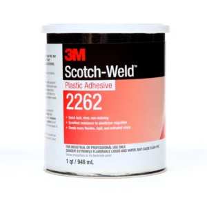 3M Scotch-Weld Plastic Adhesive 2262, 1 qt, 12 per case