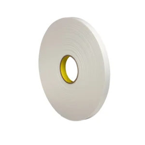3M Urethane Foam Tape 4104 Natural, 1 in x 18 yd 64.0 mil, 9 per case