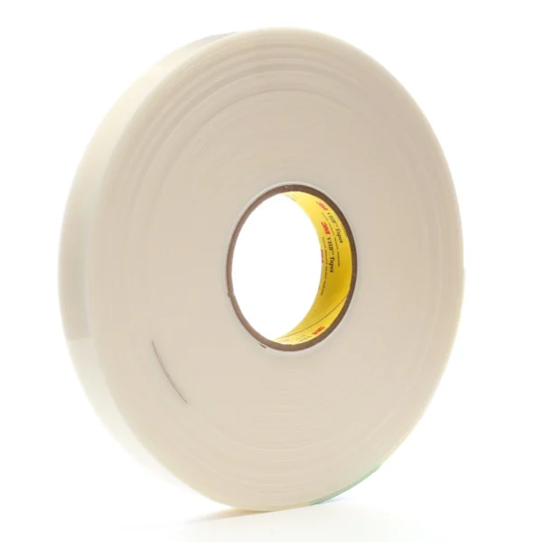 3M VHB Tape 4951 White, 45 mil, 1 1/2 in x 36 yd 45 mil, 6 per c