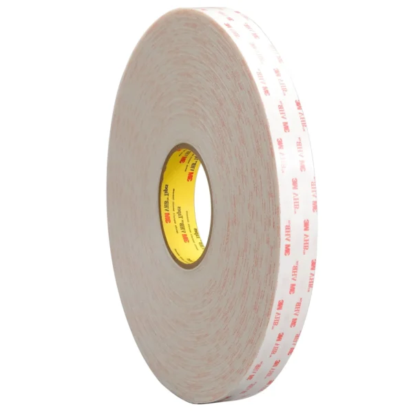 3M VHB Tape 4952 White, 1/4 in x 36 yd 45 mil, 36 per case