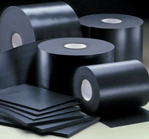 COHRlastic050 SOLID SILICONE BLACK 1/8" THK x 36" WD x 25 LY (price shown per LY)