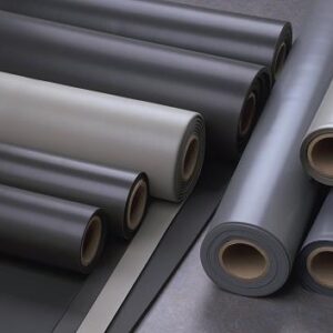 PORON ThinStikSupported Self-Adhesive Material Black & Gray 0.030