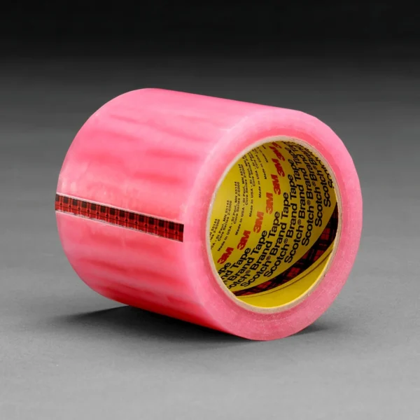 Scotch Labelgard Film Tape 821 Pink, 23 in x 1800 yd, 8 per case