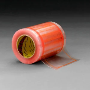 Scotch Pouch Tape 827 Clear/Orange, 6 in x 10 in, 8 rolls per case Bulk