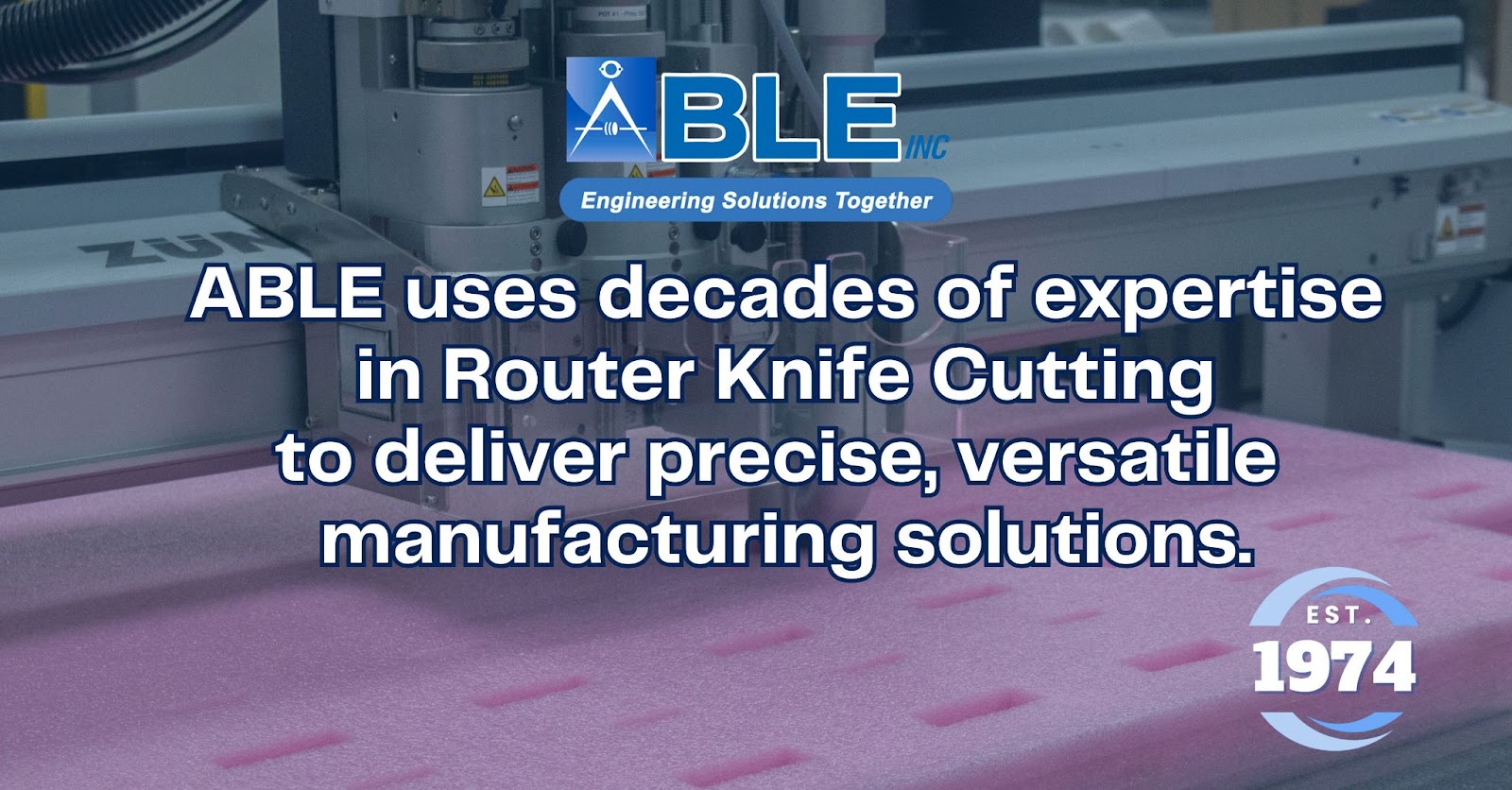 ABLE's Precision Router Knife Cutting Solutions for Complex Materials